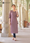 Ragini By Kadlee Rayon Weaving Designer Kurtis Wholesale Market In Surat
